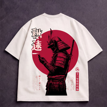 Samurai Crimson Ronin Oversized T-Shirt | RAVENOR Originals