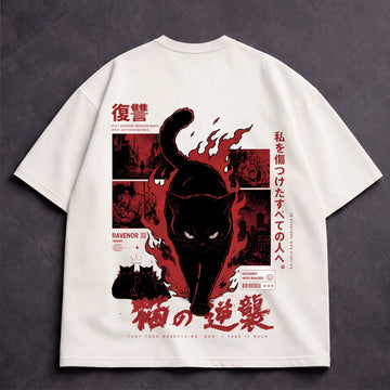 Black Fang PREMIUM Oversized T-Shirt | RAVENOR Signatures