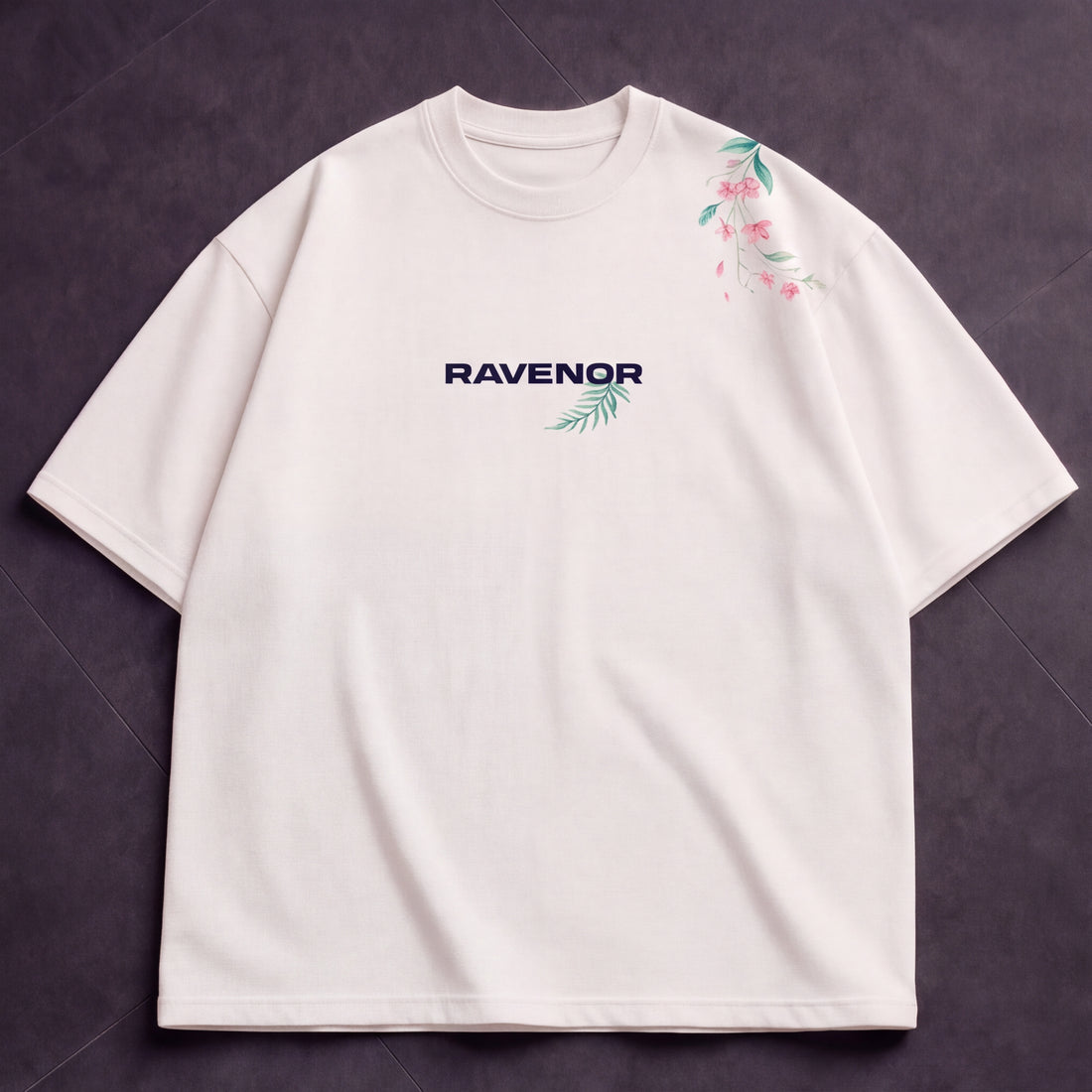 Ocean Bloom Oversized T-Shirt | RAVENOR Originals