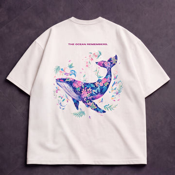 Ocean Bloom Oversized T-Shirt | RAVENOR Originals