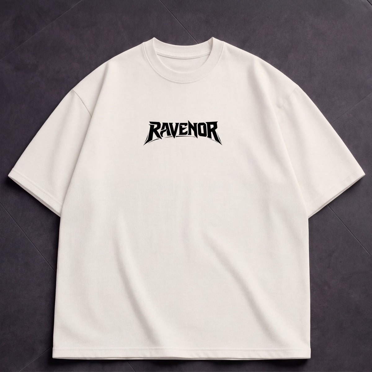 Ravenor Last King oversized off white t-shirt front